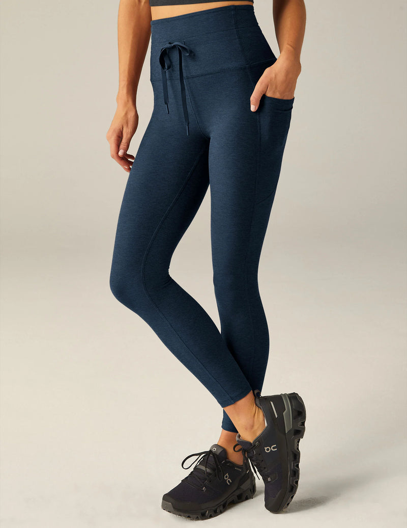 Beyond Yoga Spacedye Go Pocket Midi Legging Nocturnal Navy