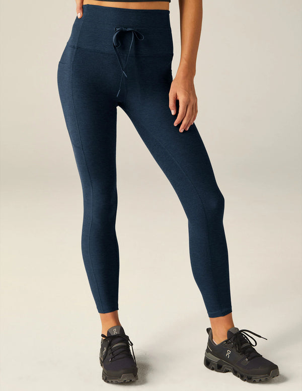 Beyond Yoga Spacedye Go Pocket Midi Legging Nocturnal Navy