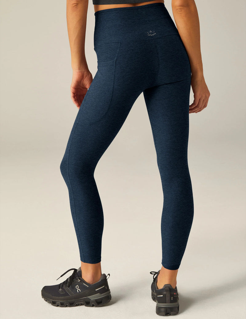 Beyond Yoga Spacedye Go Pocket Midi Legging Nocturnal Navy