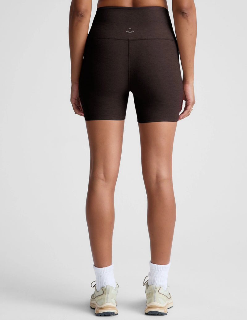 Beyond Yoga Spacedye Keep Pace 5" Short True Chocolate Heather