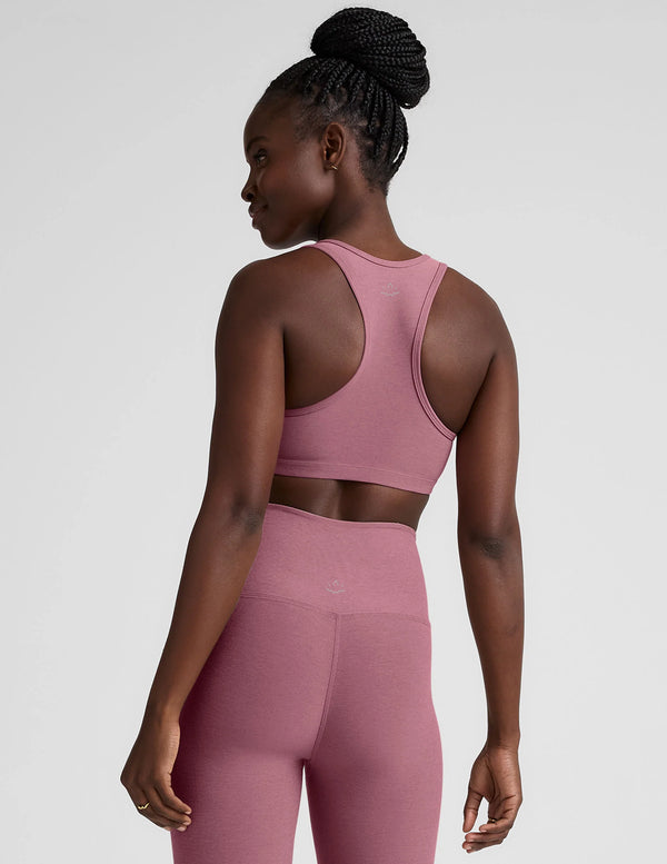 Beyond Yoga Spacedye Lift Your Spirits Bra Orchid Blossom Heather