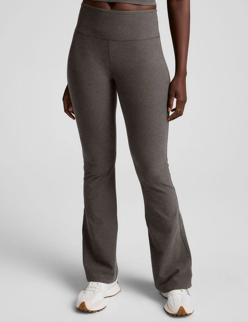 Beyond Yoga Spacedye Midrise Bootcut Pant True Gray Heather