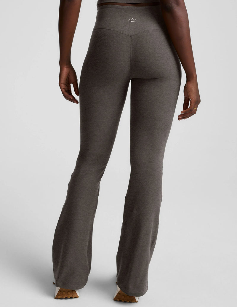 Beyond Yoga Spacedye Midrise Bootcut Pant True Gray Heather