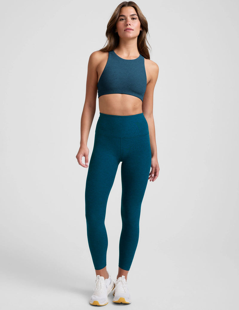 Beyond Yoga Spacedye Refocus Bra Blue Gem Heather