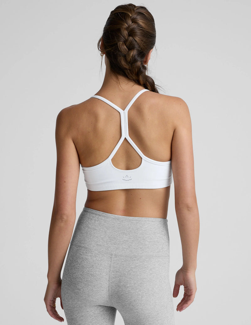 Beyond Yoga Spacedye Slim Racerback Bra Cloud White