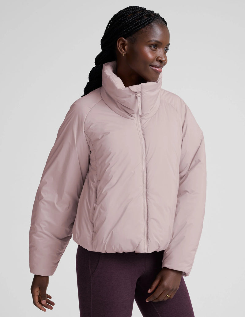 Beyond Yoga Warm Up Puffer Jacket Pale Pink