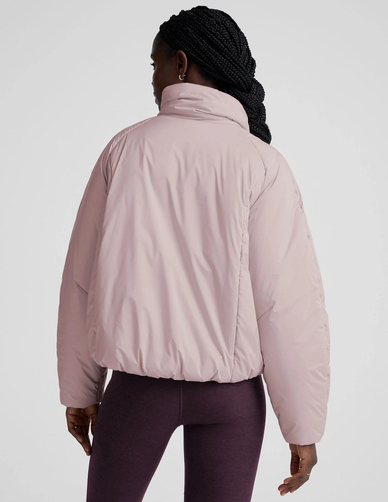 Beyond Yoga Warm Up Puffer Jacket Pale Pink