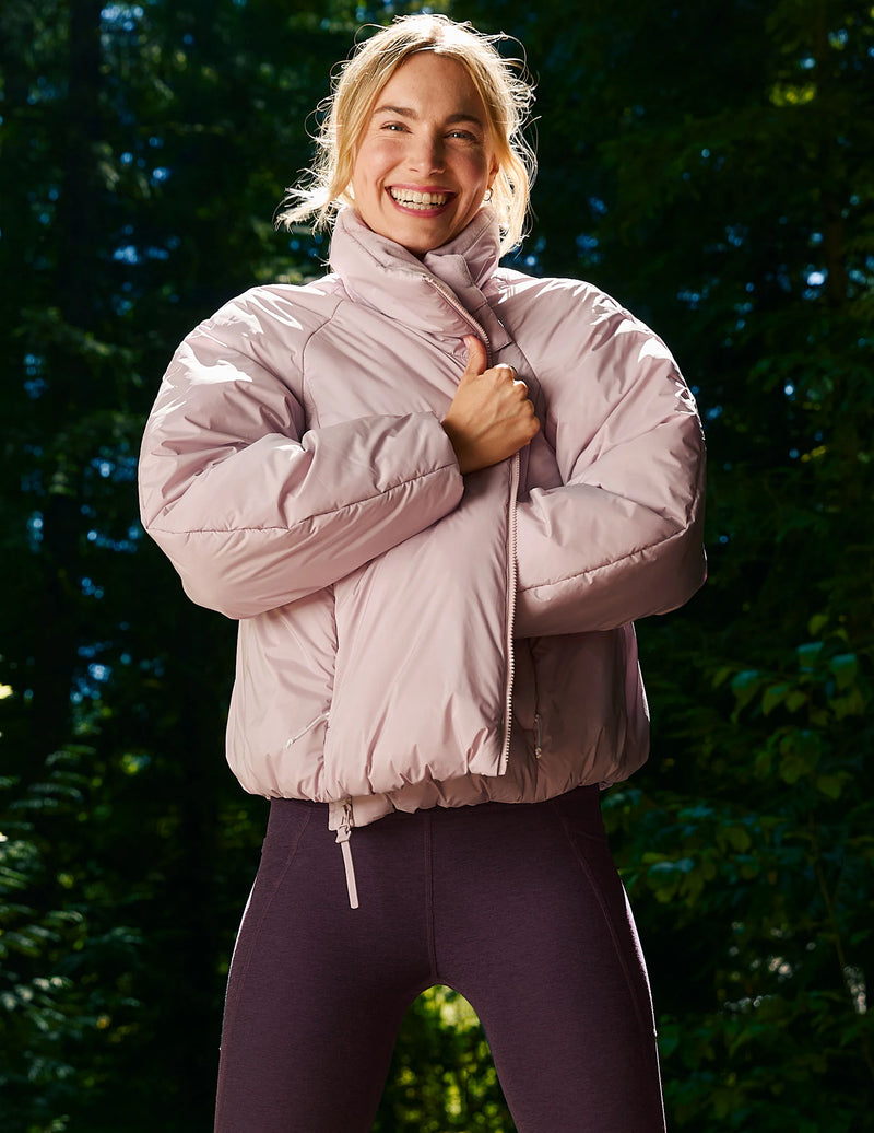 Beyond Yoga Warm Up Puffer Jacket Pale Pink