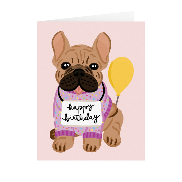 Bloomwolf Studio Frenchie Birthday