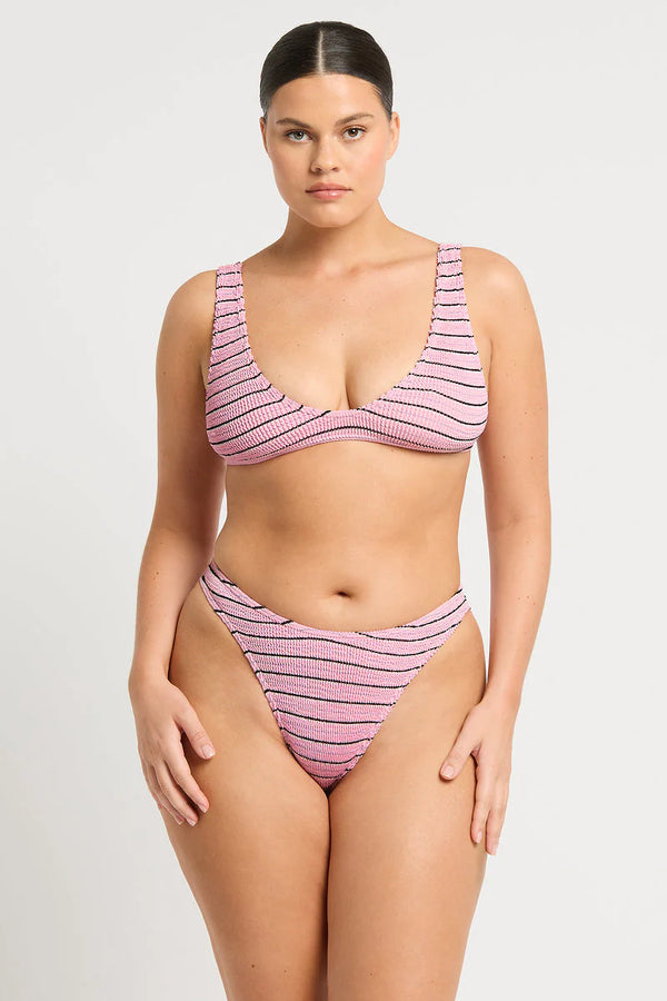 Bond-Eye Christy Brief - Pastel Pink Stripe