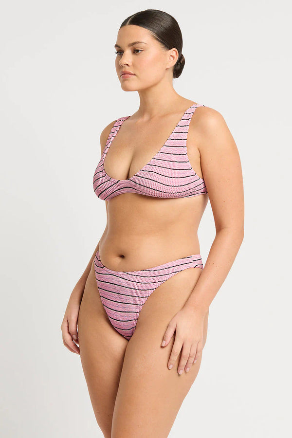 Bond-Eye Christy Brief - Pastel Pink Stripe