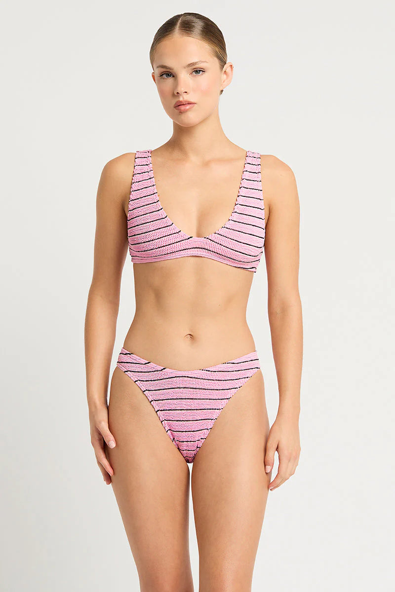 Bond-Eye Christy Brief - Pastel Pink Stripe