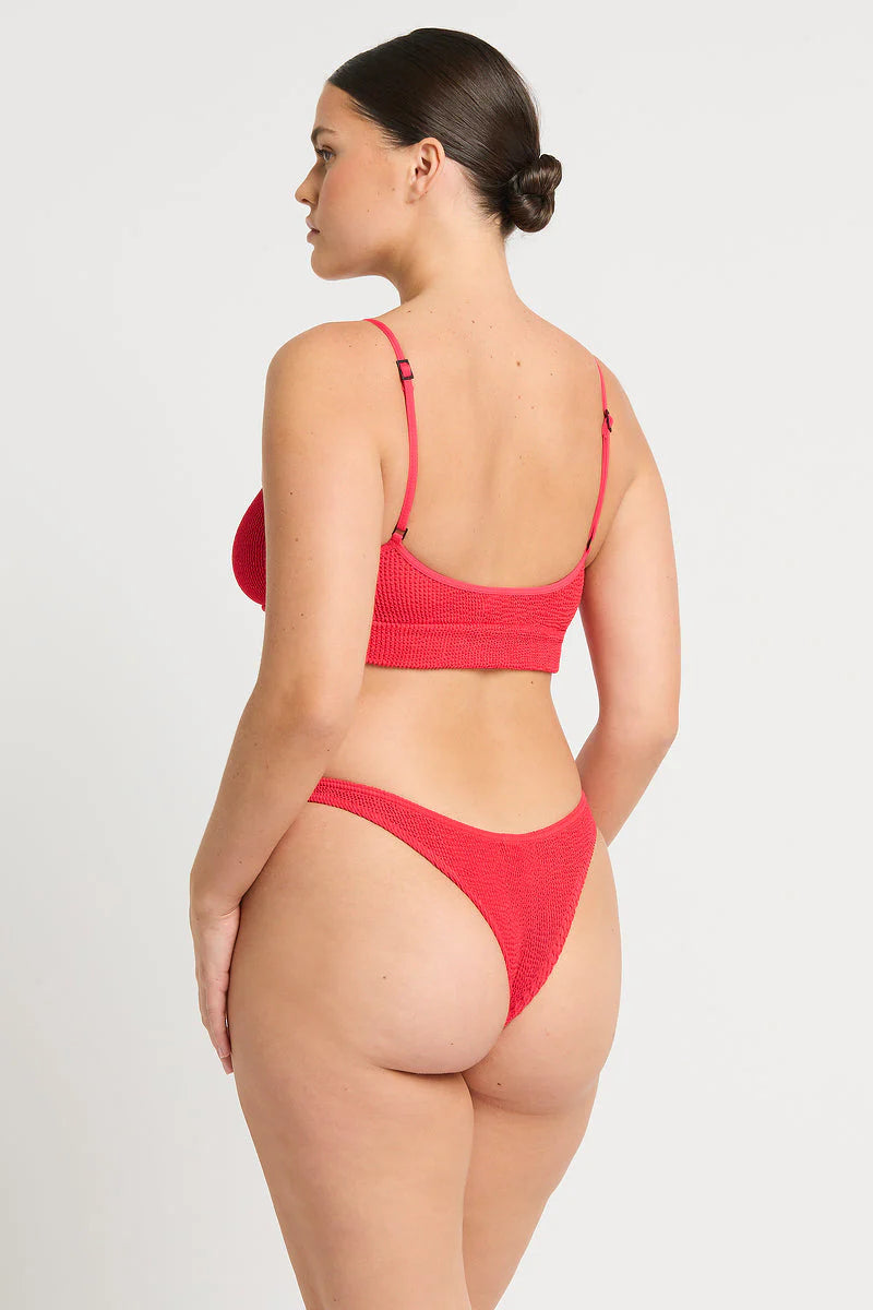 Bond-Eye Strap Saint Crop - Nectarine Recycled