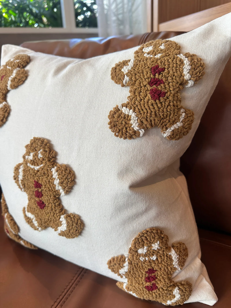 Busa Designs Mini Gingerbread Pillow Cover
