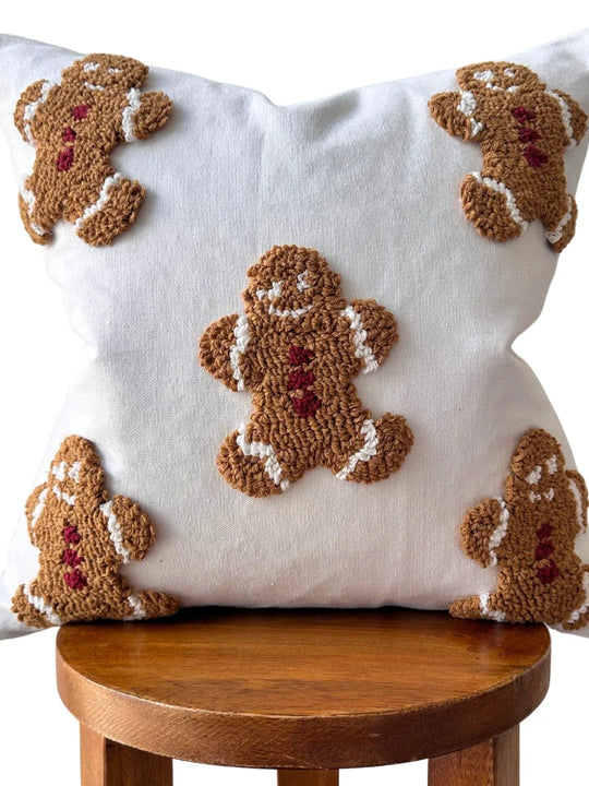 Busa Designs Mini Gingerbread Pillow Cover