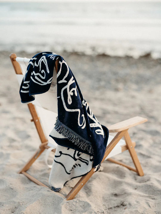 Business & Pleasure Beach Towel - Le Basque