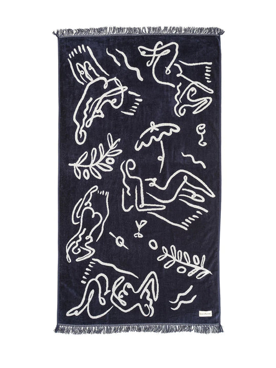 Business & Pleasure Beach Towel - Le Basque