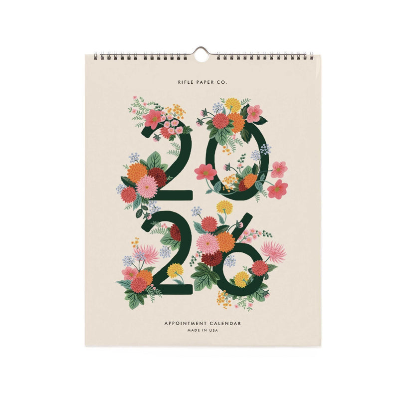 Rifle Paper Co. 2026 Dahlia Appointment Calendar