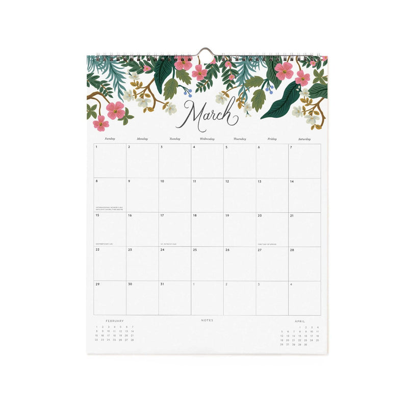Rifle Paper Co. 2026 Dahlia Appointment Calendar