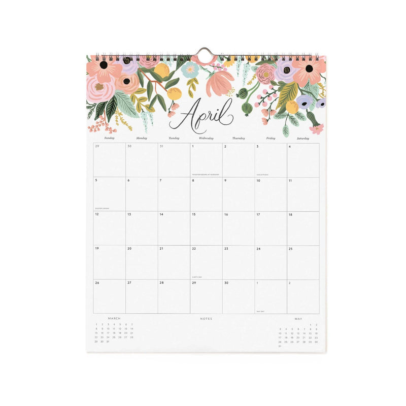 Rifle Paper Co. 2026 Dahlia Appointment Calendar