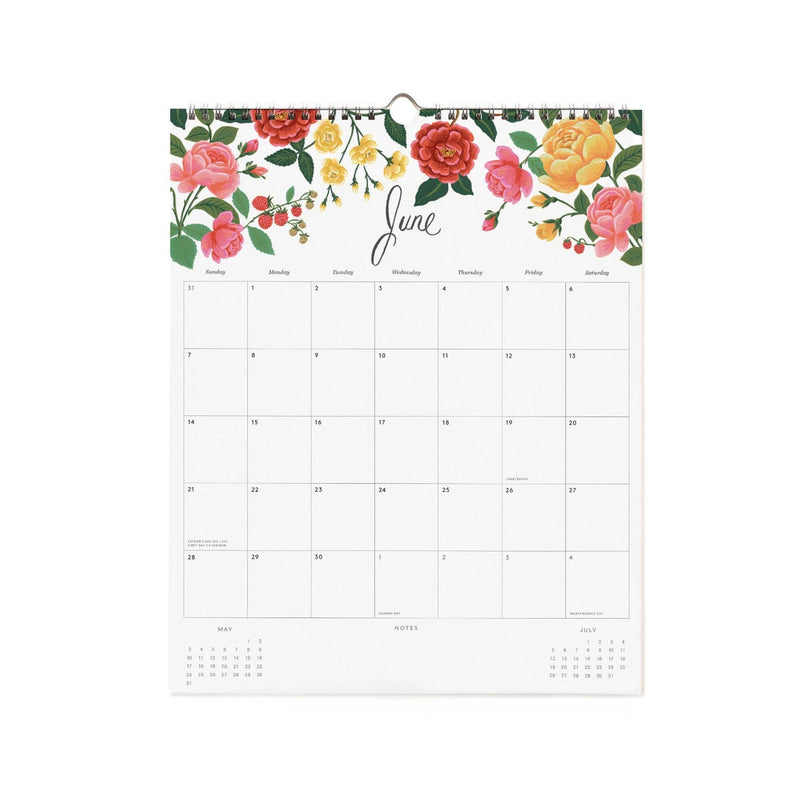 Rifle Paper Co. 2026 Dahlia Appointment Calendar