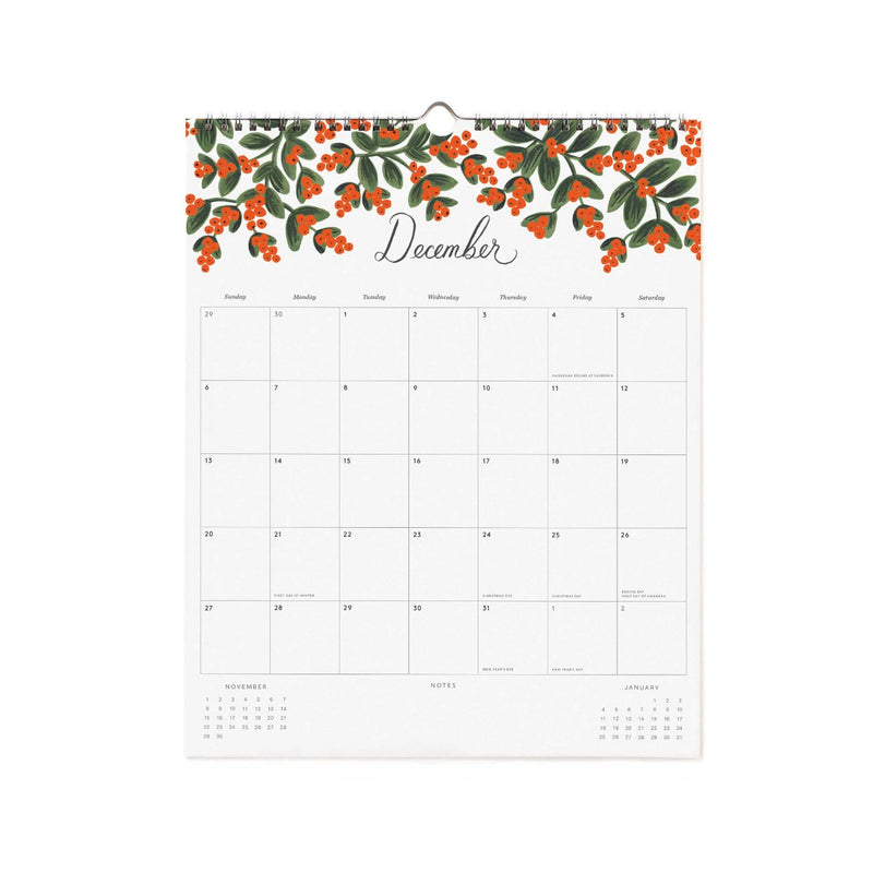 Rifle Paper Co. 2026 Dahlia Appointment Calendar