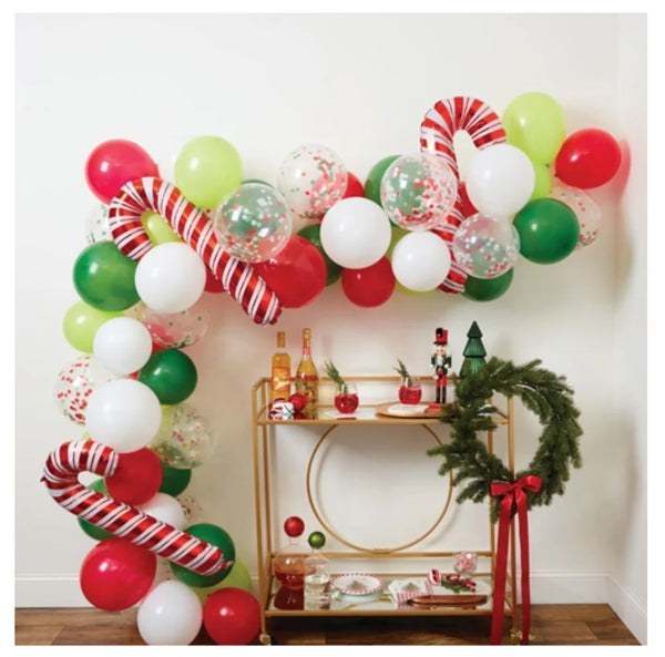 CR Gibson Candy Cane Holiday Balloon Kit