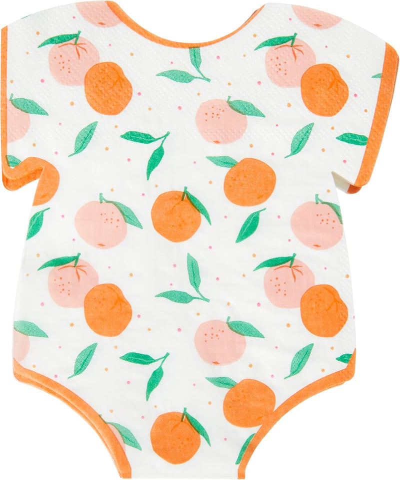 CR Gibson Little Cutie Die Cut Onesie Lunch Napkin