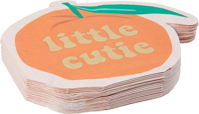 CR Gibson Little Cutie Die Cut W Gold Foillunch Napkin