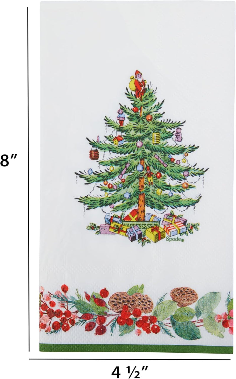 CR Gibson Spode Pinecone Guest Dinner Napkins