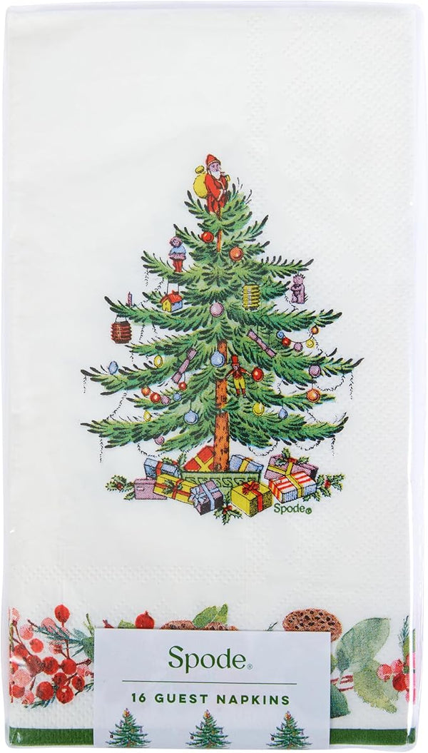 CR Gibson Spode Pinecone Guest Dinner Napkins