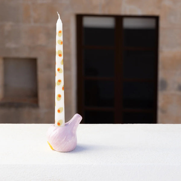 Talking Tables Olive Taper Dinner Candles - 2 Pack