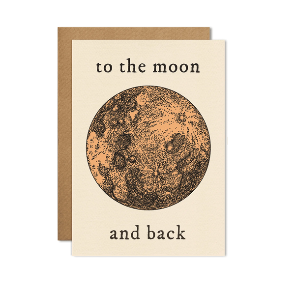 Cai & Jo To The Moon And Back Card