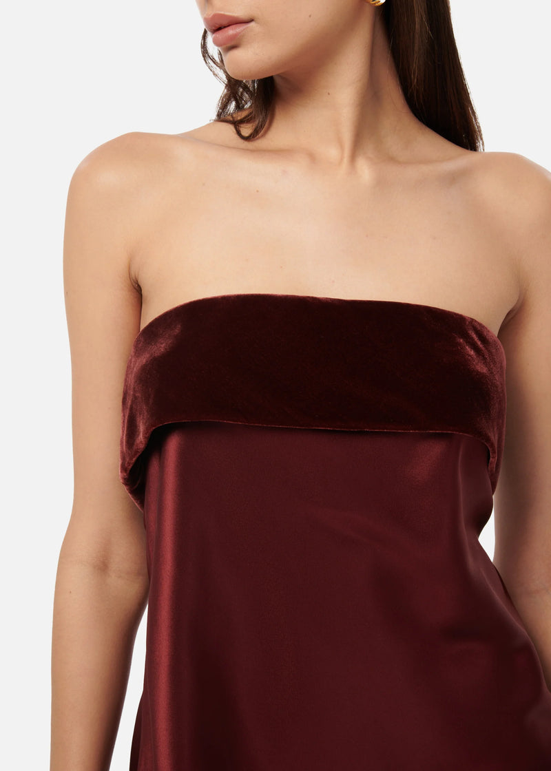 Cami NYC Diona Strapless Camisole Syrah