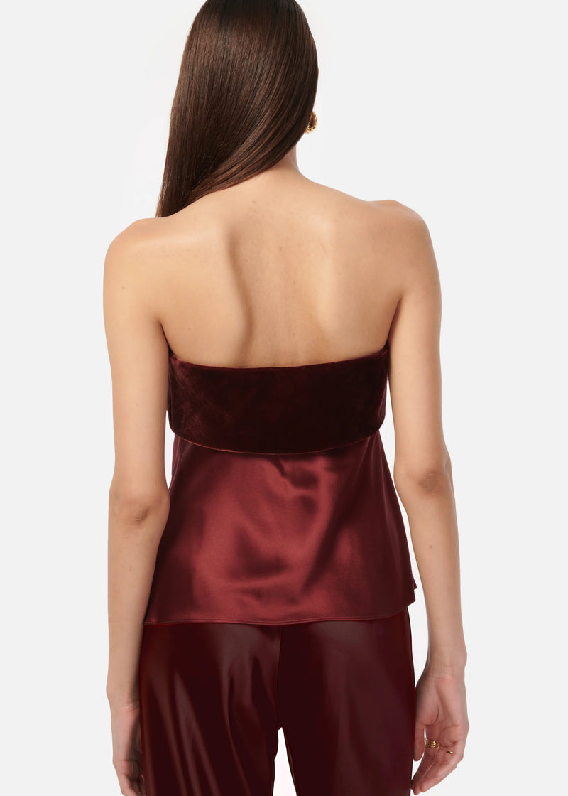 Cami NYC Diona Strapless Camisole Syrah