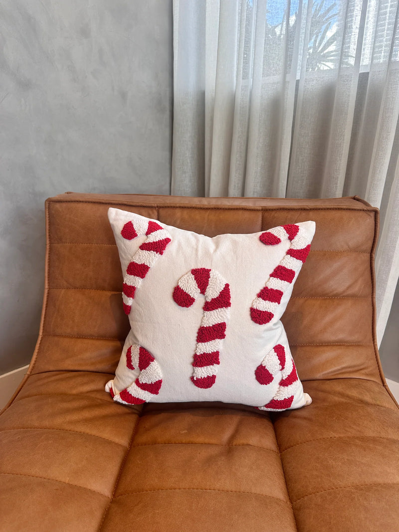 Busa Designs Candy Cane Pillow Cover