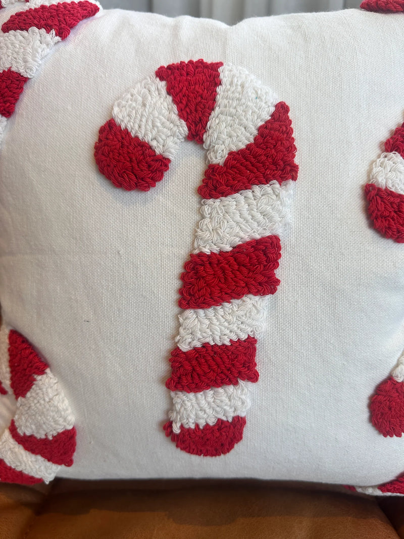 Busa Designs Candy Cane Pillow Cover