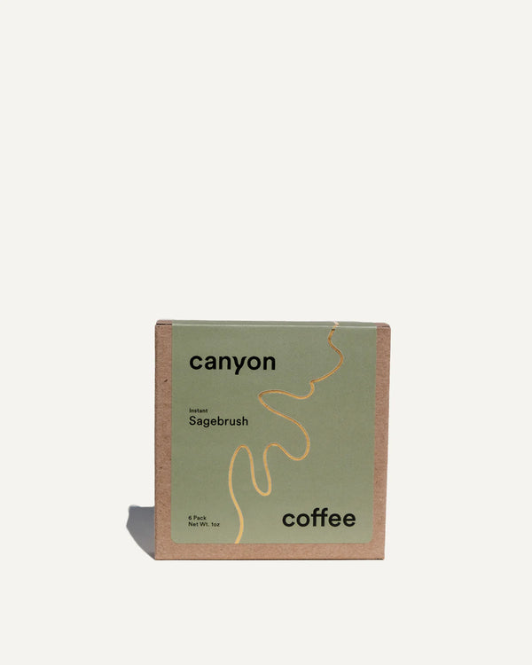 Canyon coffee Sagebrush Instant Coffee 6pk