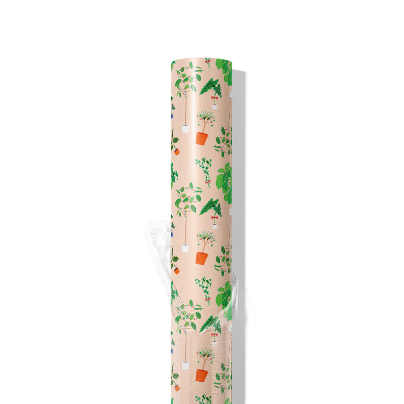 Carolyn Suzuki Goods Botanical Xmas Rolled Gift Wrap