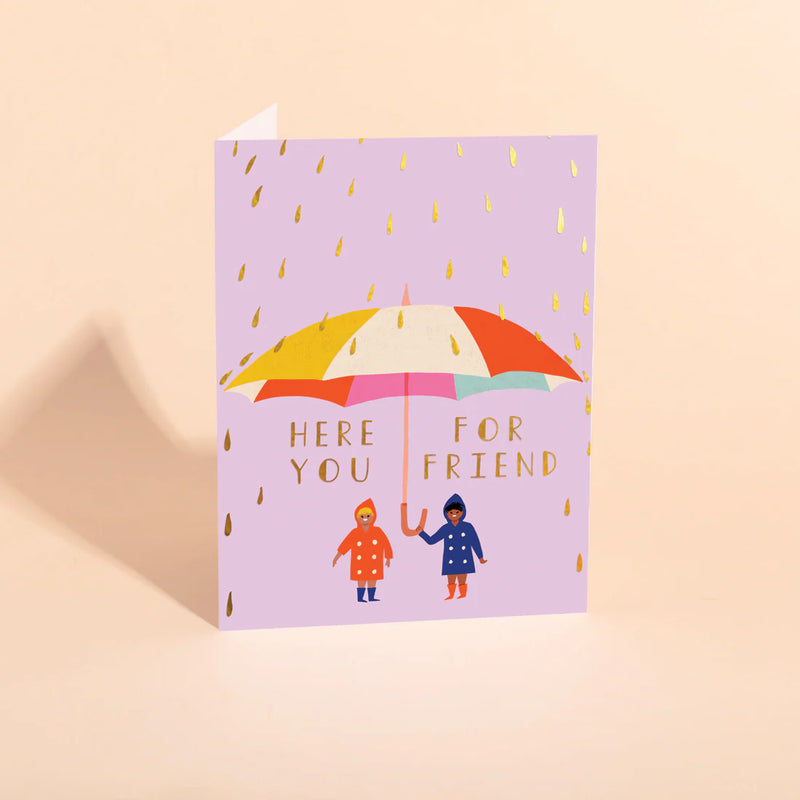 Carolyn Suzuki Goods Raindrops Sympathy Card