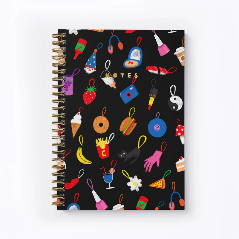 Carolyn Suzuki Studio Lucky Charms Spiral Notebook