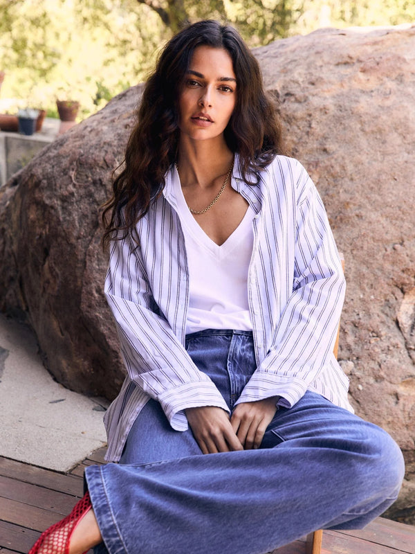 Xirena Beau Shirt Cascade Stripe