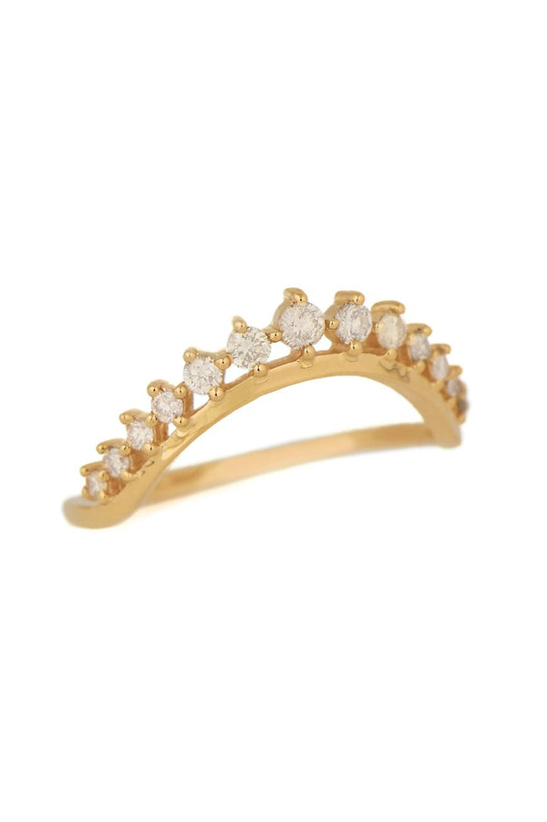 Celine Daoust Big Crown Diamonds Ring