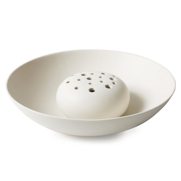 The Floral Society Ceramic Flower Frog bowl