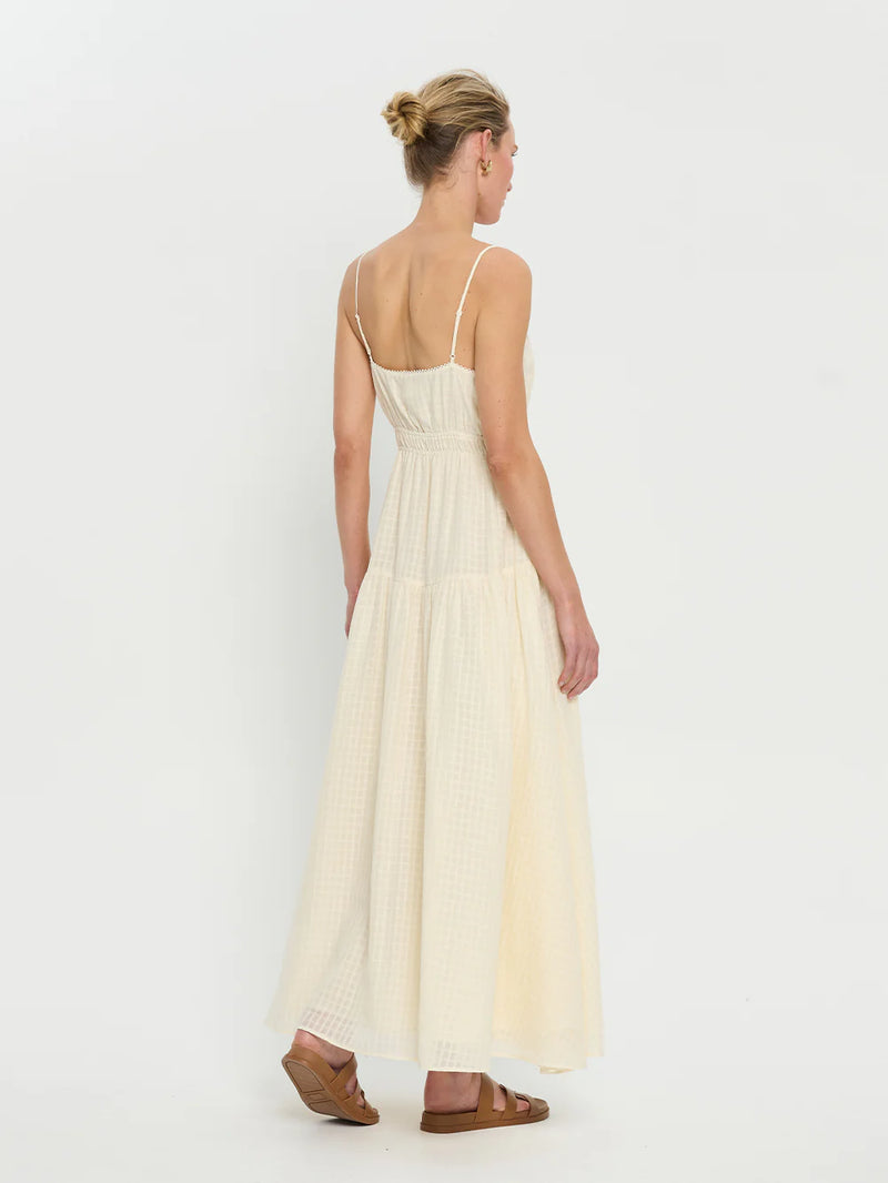 Kivari Chantelle Maxi Dress Cream