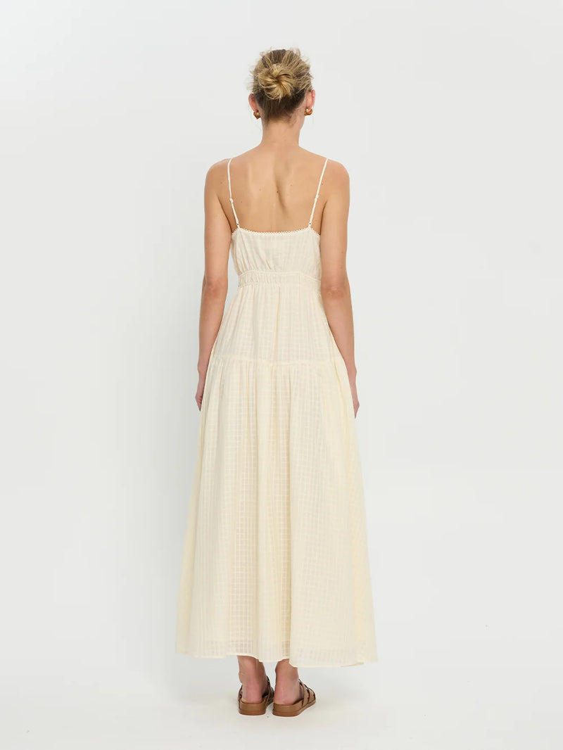 Kivari Chantelle Maxi Dress Cream