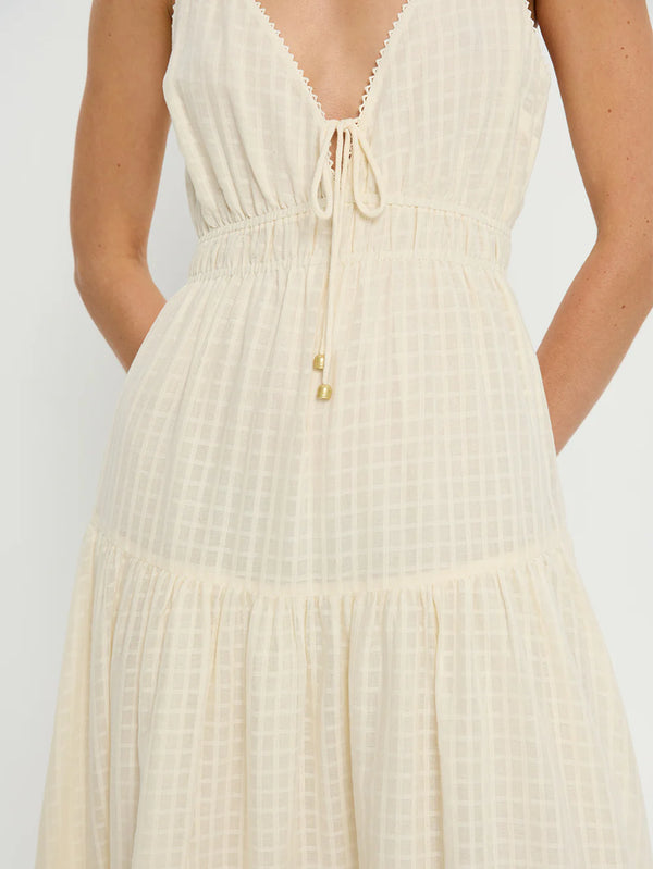 Kivari Chantelle Maxi Dress Cream