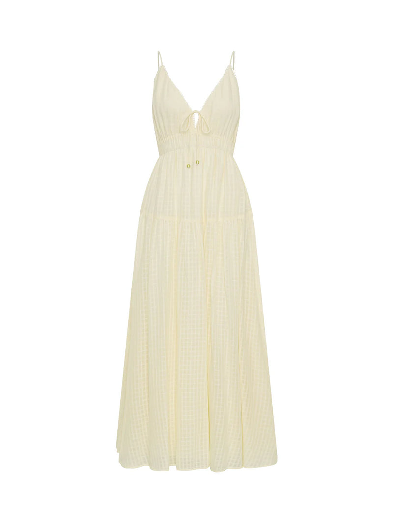 Kivari Chantelle Maxi Dress Cream