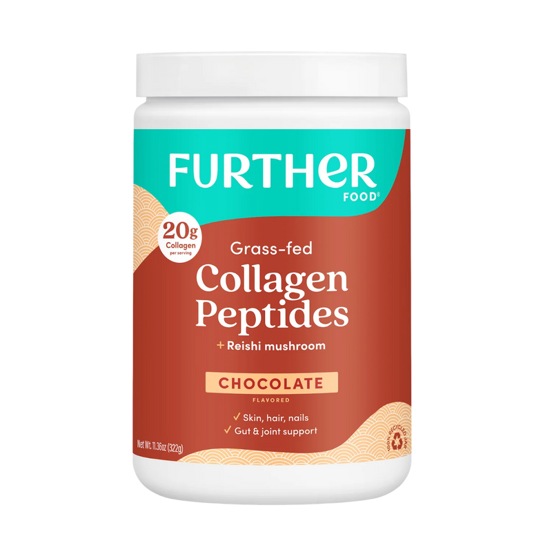 Further Food Chocolate Bovine Collagen - 14 Serve