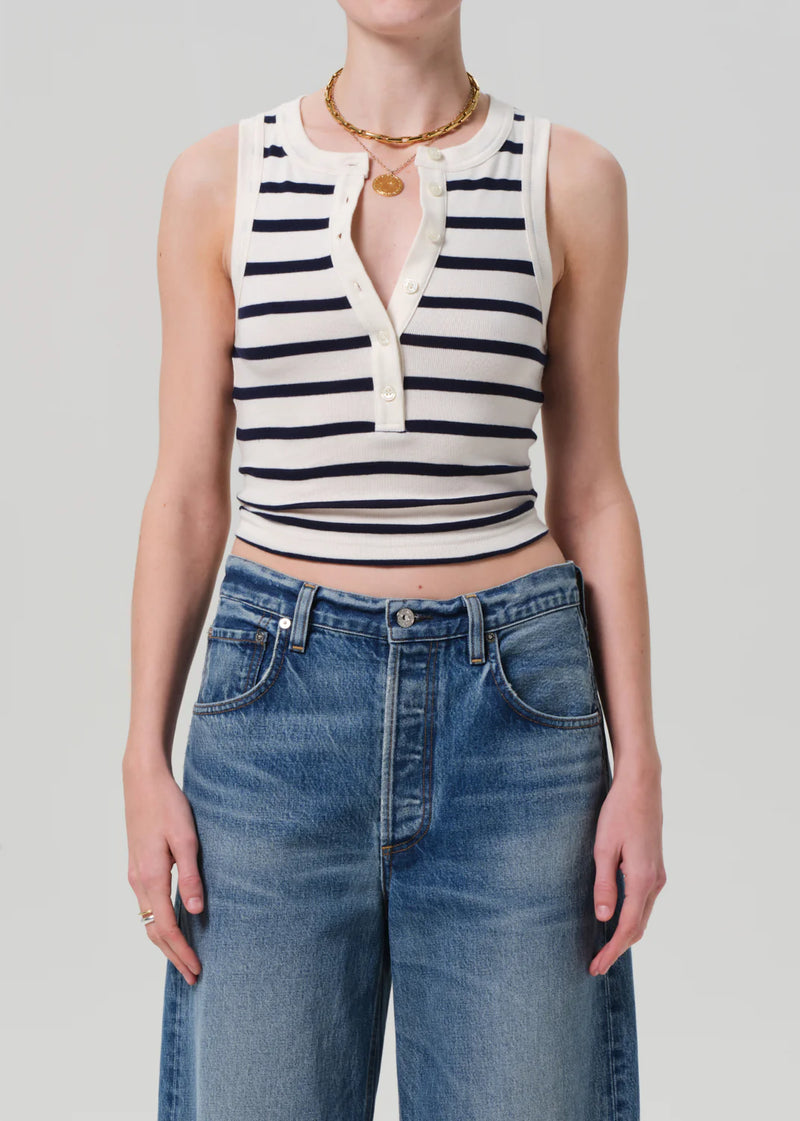 Citizens of Humanity Caralyn Tank In Azure Stripe
